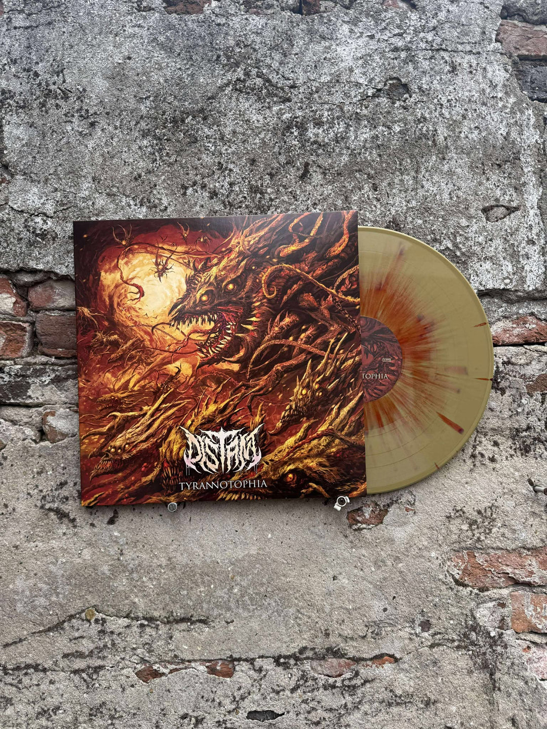 Vinyl 12” LP - “Tyrannotophia Redux” - Red Splatter – Distant