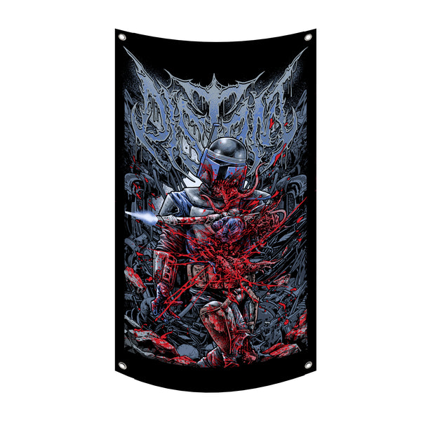 Bounty Hunter 壁掛け　旗　スカル　タペストリー Wall Flag 