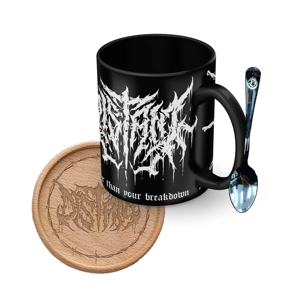 black metal coffee cup Mug Bundle